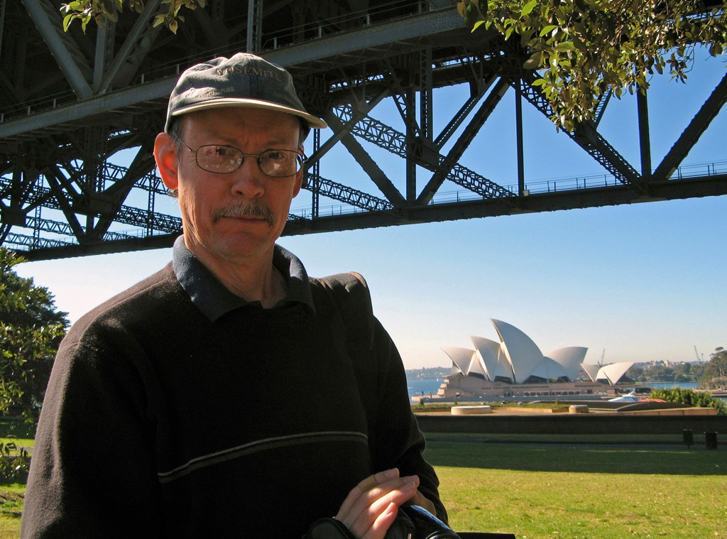 Bob with Harbour Bridge and Opera House